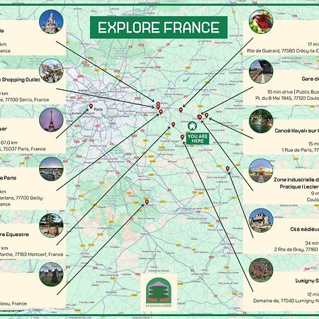 La Donaclaudre: Group Gite for Nature Events near Disneyland Paris Saint-Augustin  Exterior photo