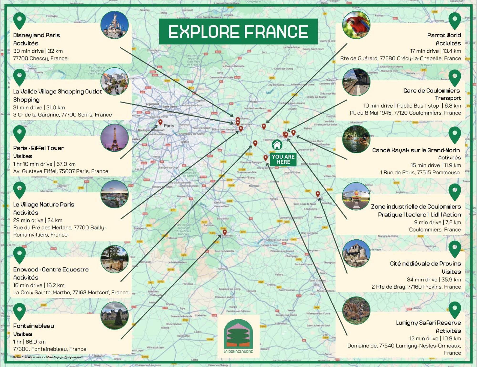 La Donaclaudre: Group Gite for Nature Events near Disneyland Paris Saint-Augustin  Exterior photo